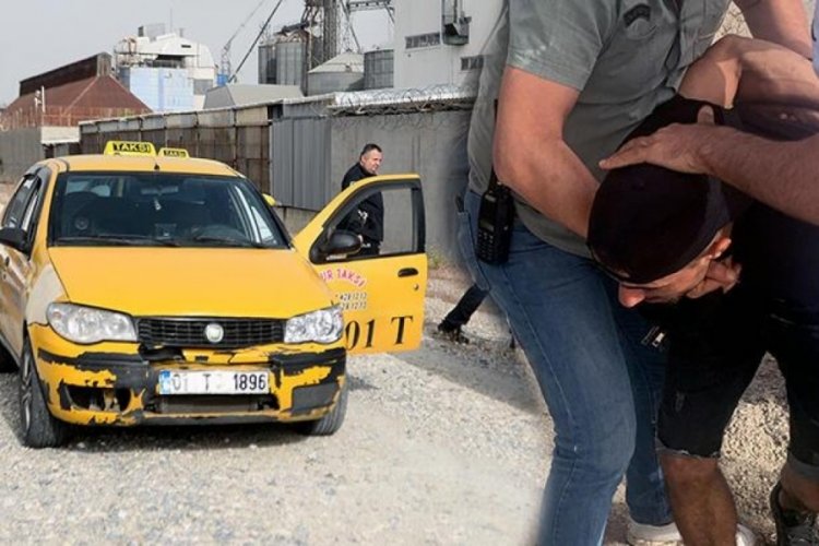 Adana'da, 'Patronuna selam s&ouml;yle' diyerek taksiyi tornavida ile gasp etti