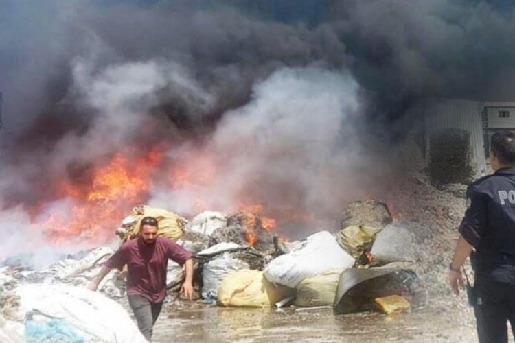 İzmir'de korkutan yangın!