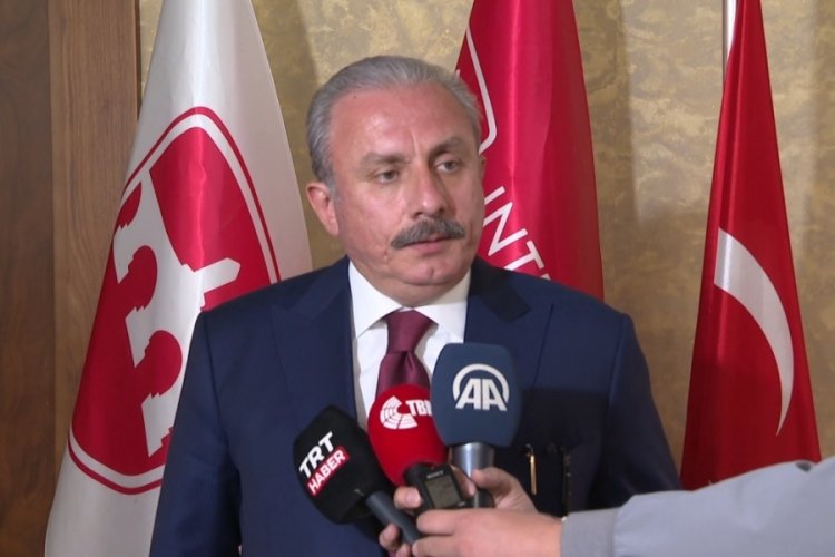 Mustafa Şentop, Kuzey Makedonya'da basına a&ccedil;ıklamalarda bulundu