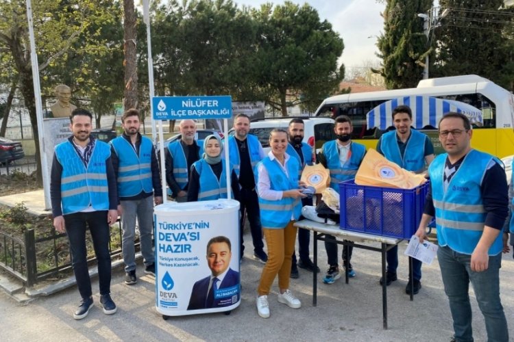 DEVA Partisi Bursa'da sahada