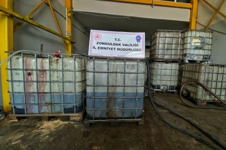 7.8 ton karışımlı akaryakıta el konuldu