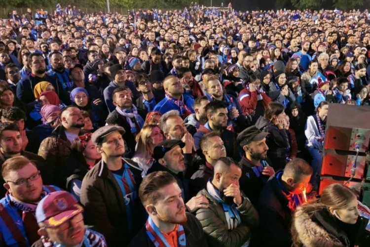 Duisburg kentinde Trabzonspor coşkusu