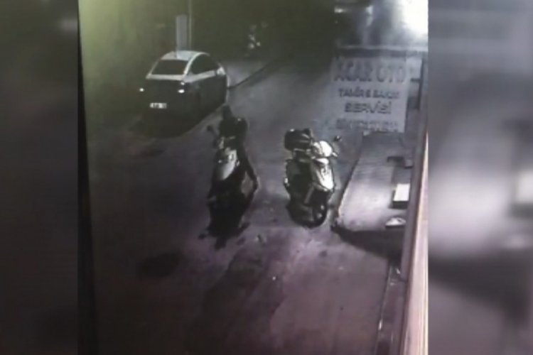 Bursa'daki bu hırsız taksiyle &ccedil;alıyor
