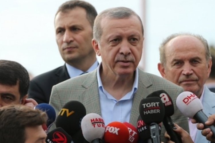 Cumhurbaşkanı Erdoğan'dan bayram namazı sonrası a&ccedil;ıklamalar