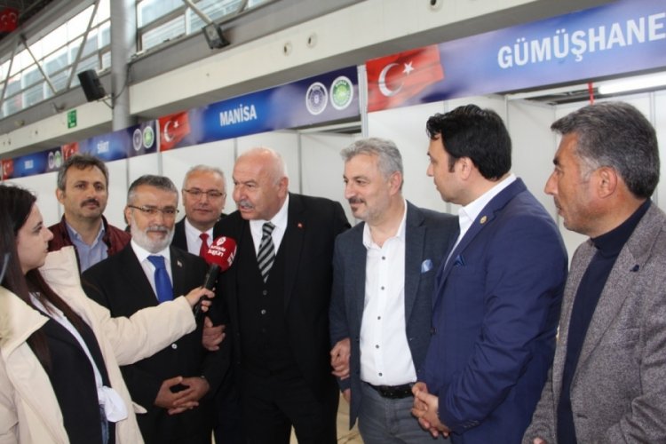 Bursa Kent Konseyi bayramlaşmasında G&uuml;m&uuml;şhane standı (&Ouml;ZEL HABER)
