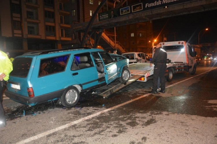 Trafik kazasında 3 kişi yaralandı
