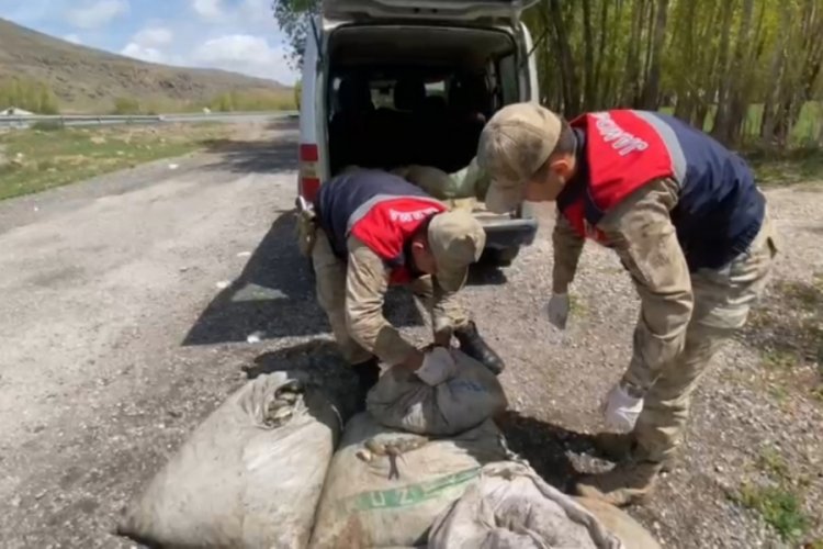 Ka&ccedil;ak avlanmış 450 kilo balık ele ge&ccedil;irildi