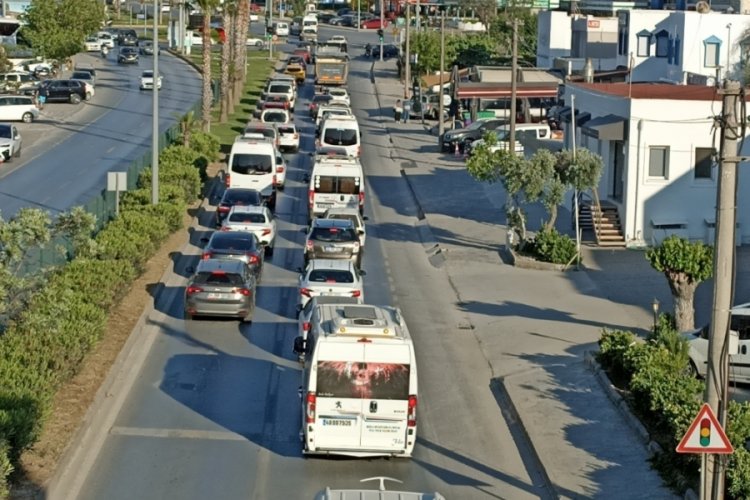 Muğla Bodrum'da bayram tatili d&ouml;n&uuml;ş&uuml; başladı
