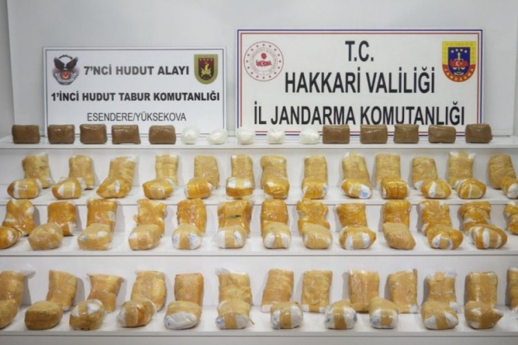 T&uuml;rkiye-İran sınır hattında uyuşturucu operasyonu