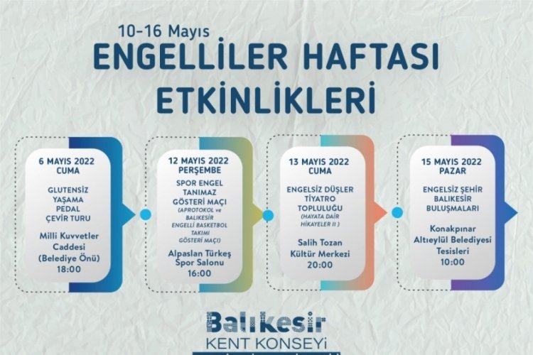 Balıkesir'de Engelliler Haftası etkinlikleri başlıyor