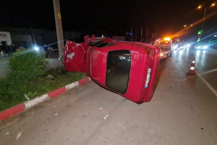 Kocaeli'de polisten ka&ccedil;an kişi kaza yaptı