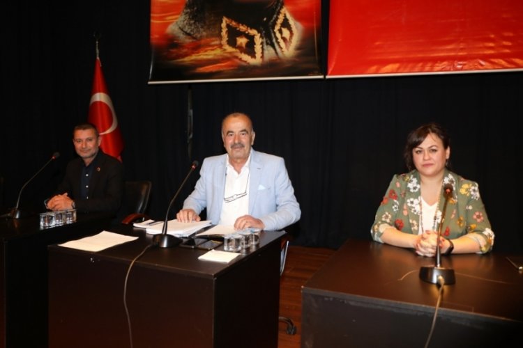 Bursa'da Mudanya Belediyesi aylık toplantısını ger&ccedil;ekleştirdi