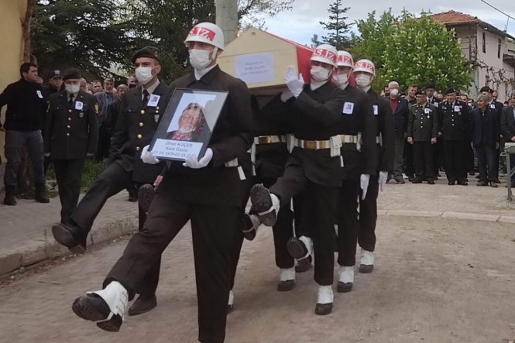 Kore Gazisi &Ouml;mer Ko&ccedil;er, &Ccedil;ankırı'da son yolculuğuna uğurlandı