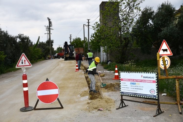 Bursa İznik'te o mahalleler doğalgaza kavuşuyor 