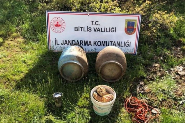 Tespit edilen patlayıcı imha edildi