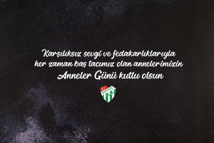 Bursasporlu futbolcular, Anneler G&uuml;n&uuml;'n&uuml; kutladı