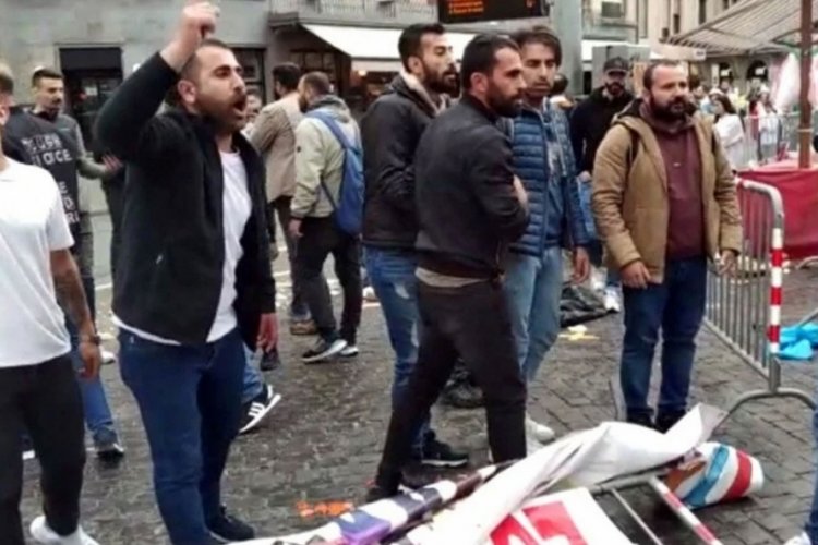 PKK yandaşları İsvi&ccedil;re'de T&uuml;rklere saldırdı