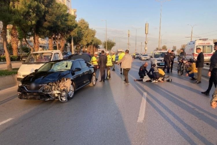 İzmir'de otomobilin &ccedil;arptığı yaya &ouml;ld&uuml;
