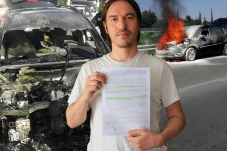 Yanan ara&ccedil; i&ccedil;in 'Adana sıcağı' dediler