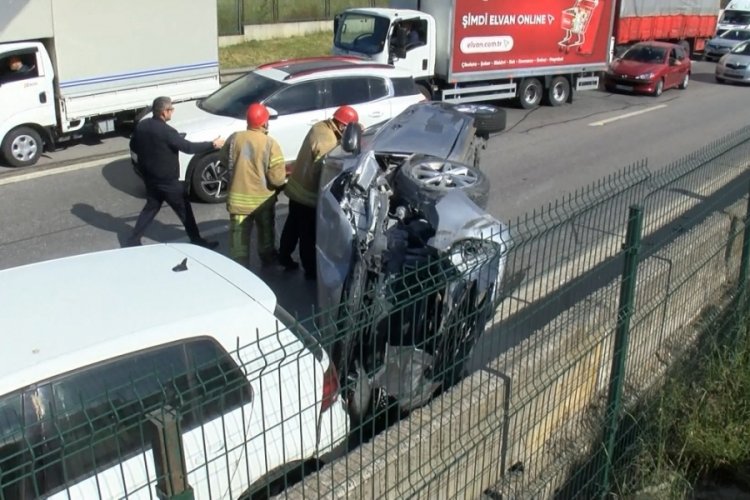 İstanbul'da zincirleme kazada 1 kişi yaralandı