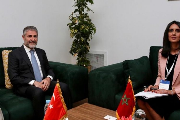 Bakan Nebati, Fas Ekonomi ve Maliye Bakanı Nadia Fettah ile buluştu