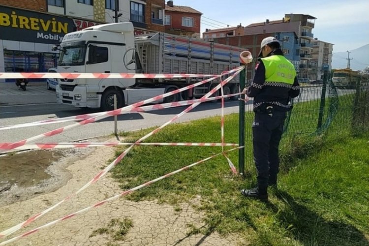 Bursa'da o yola 'ge&ccedil;ici' &ouml;nlem