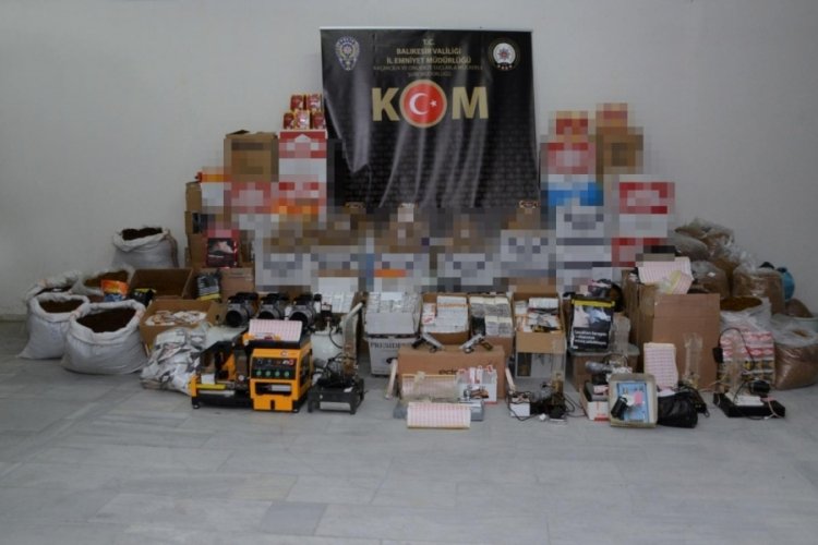 Bursa dahil 5 ilde ka&ccedil;ak t&uuml;t&uuml;n operasyonu