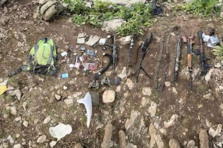Pen&ccedil;e-Kilit Operasyonu'nda &ccedil;ok sayıda silah ve m&uuml;himmat bulundu