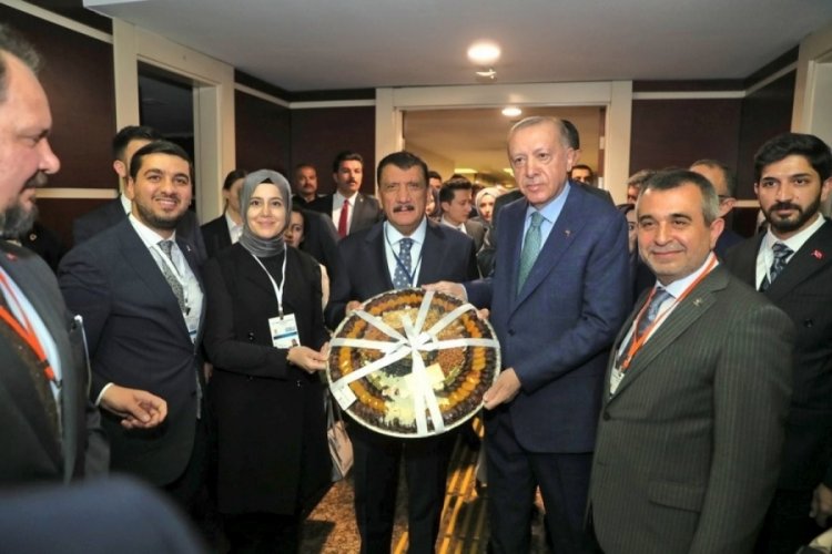 Başkan Selahattin G&uuml;rkan, Cumhurbaşkanı Erdoğan ile g&ouml;r&uuml;şt&uuml;