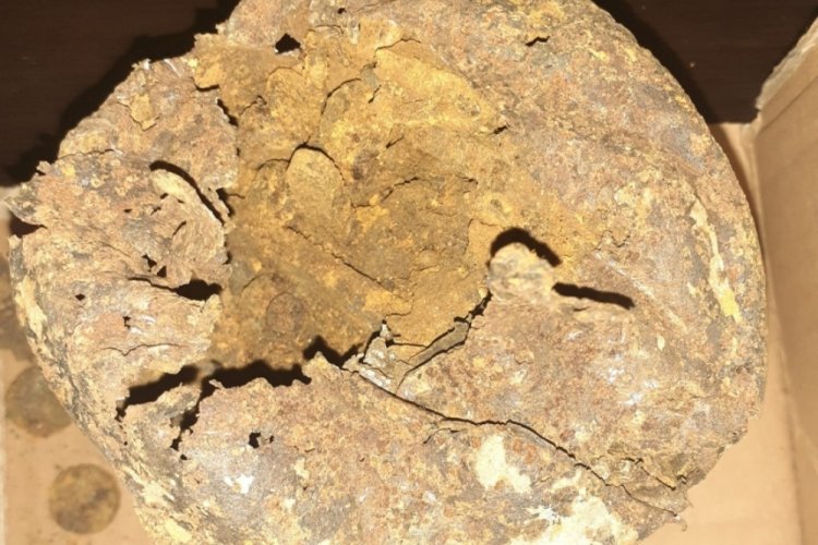 Balkan Savaşı'ndan kalma top mermisi imha edildi