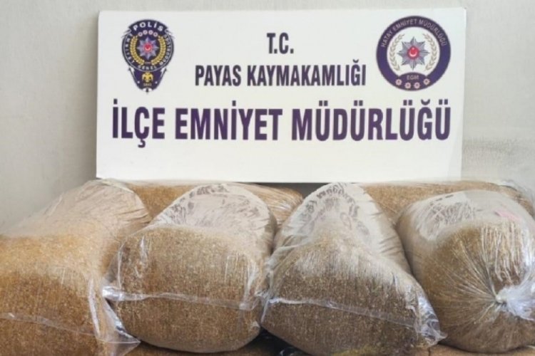 80 kilo kıyılmış t&uuml;t&uuml;n ele ge&ccedil;irildi
