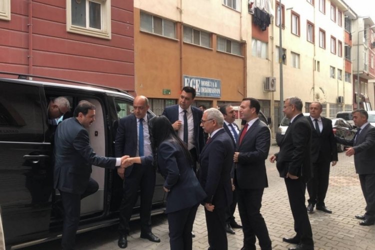 Bursa'da şehit infaz koruma memurunun ailesine taziye