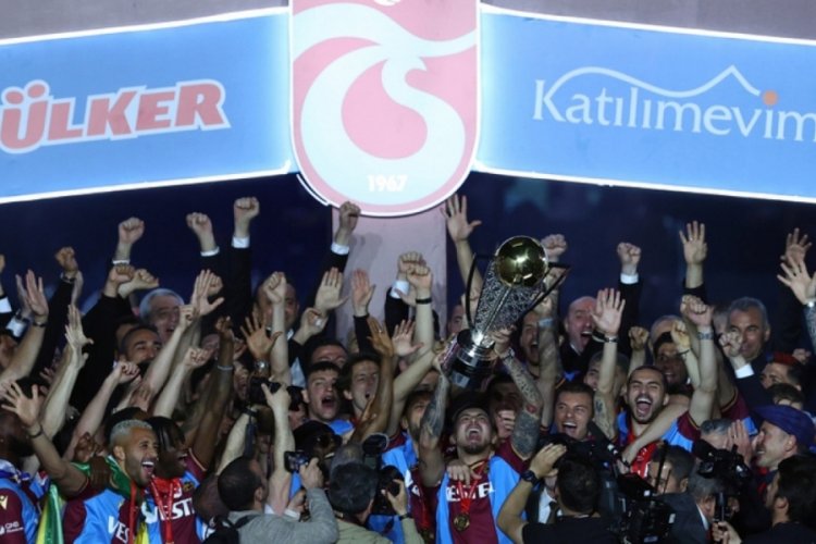 Trabzonspor kupasına kavuştu