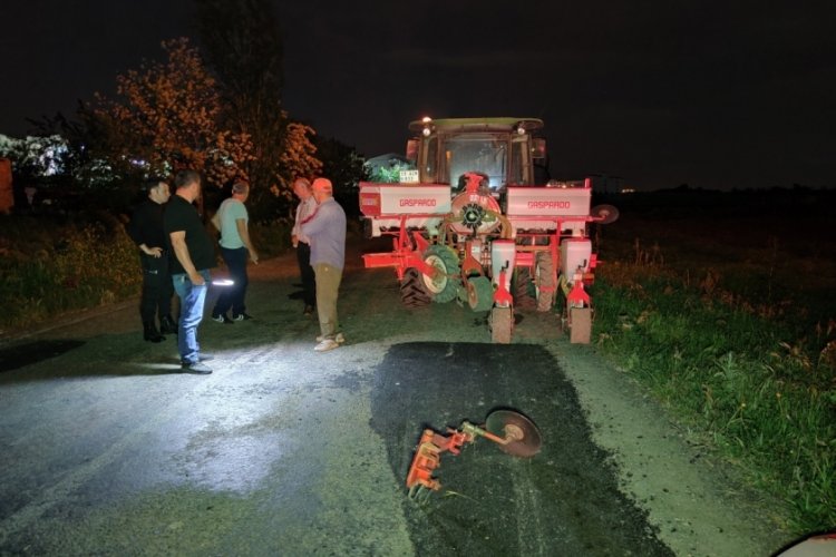 Ticari ara&ccedil; ile trakt&ouml;r &ccedil;arpıştı: 1 yaralı