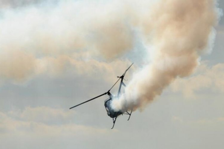 G&uuml;ney Kore Seonja Dağı'nda helikopter d&uuml;şt&uuml;