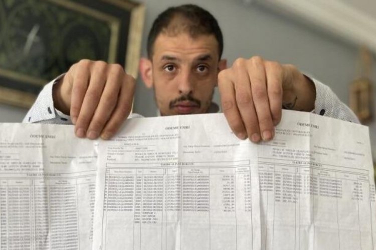 Kaybettiği kimliği 7 bu&ccedil;uk milyon lira bor&ccedil;la geldi