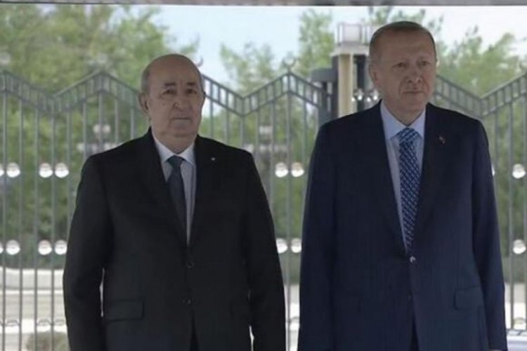 Cumhurbaşkanı Erdoğan, mevkidaşı Tebbun'u Ankara'da karşıladı