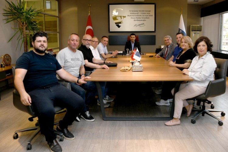 Deneyimli siyaset&ccedil;i Fikri Sağlar, Başkan G&uuml;nel'le bir araya geldi