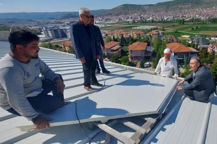 Bilecik'te M&uuml;ft&uuml; &Ouml;lmez Kur'an kursu inşaatında incelemelerde bulundu