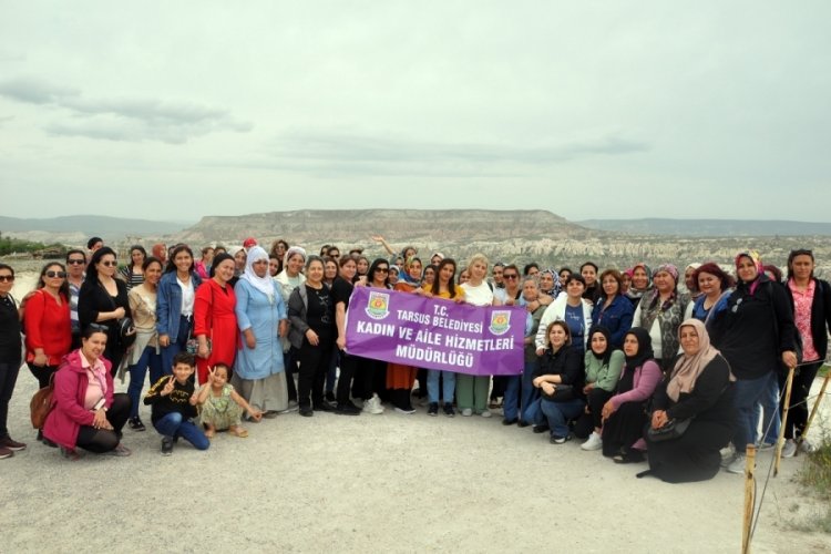 Mersin Tarsus Belediyesinden kadınlara Kapadokya gezisi