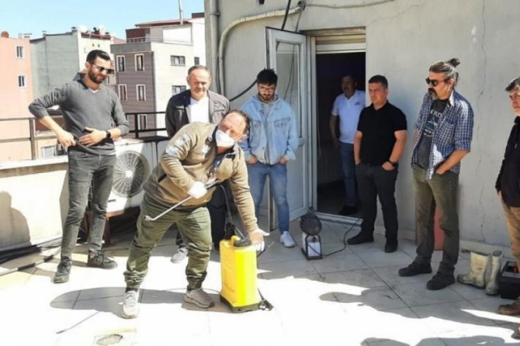 Zonguldak'ta Biyosidal &uuml;r&uuml;n uygulayıcı eğitimi