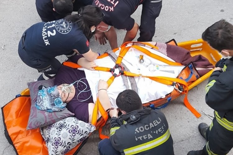 200 kiloluk hasta eve vin&ccedil;le taşınıyor