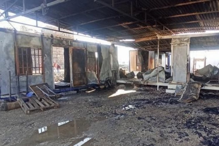 Diyarbakır'da yapıları ateşe veren ş&uuml;pheliler yakalandı