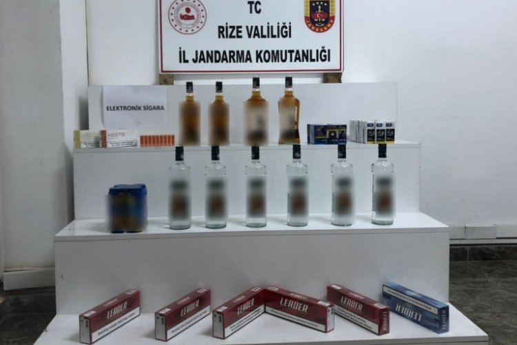 Ka&ccedil;ak sigara ve alkol operasyonu