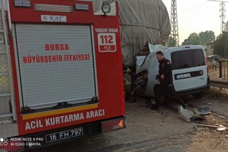 Bursa'da feci kazadan acı haber geldi
