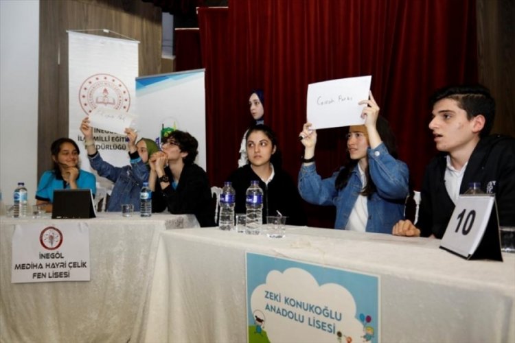 Bursa'da "İneg&ouml;l'&uuml; Tanıyorum" bilgi yarışması ger&ccedil;ekleştirildi