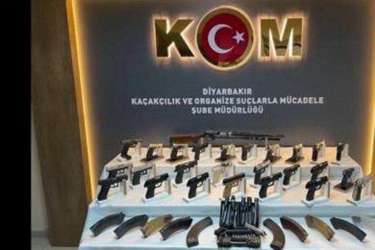 Diyarbakır'da yasa dışı silah ticareti operasyonu yapıldı