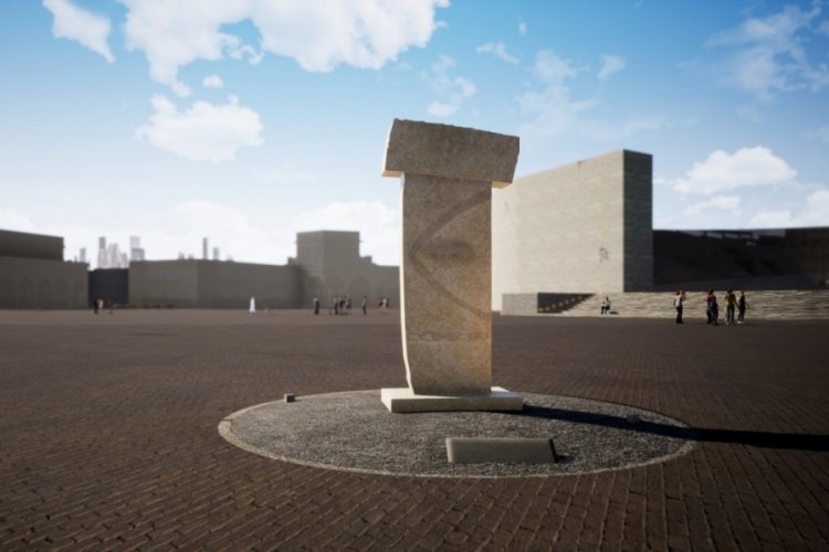 G&ouml;beklitepe'nin dikili taşı D&uuml;nya Kupası'nda sergilenecek