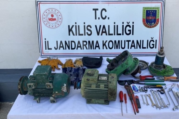 Kilis'te hırsızlara operasyon: 5 kişi tutuklandı