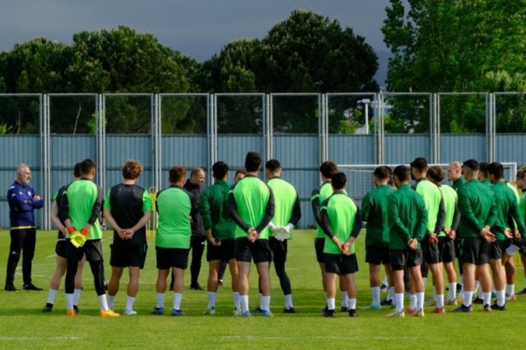 Bursaspor pas ve pres &ccedil;alıştı
